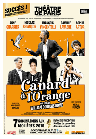 Le Canard à l'Orange - Affiche de théâtre